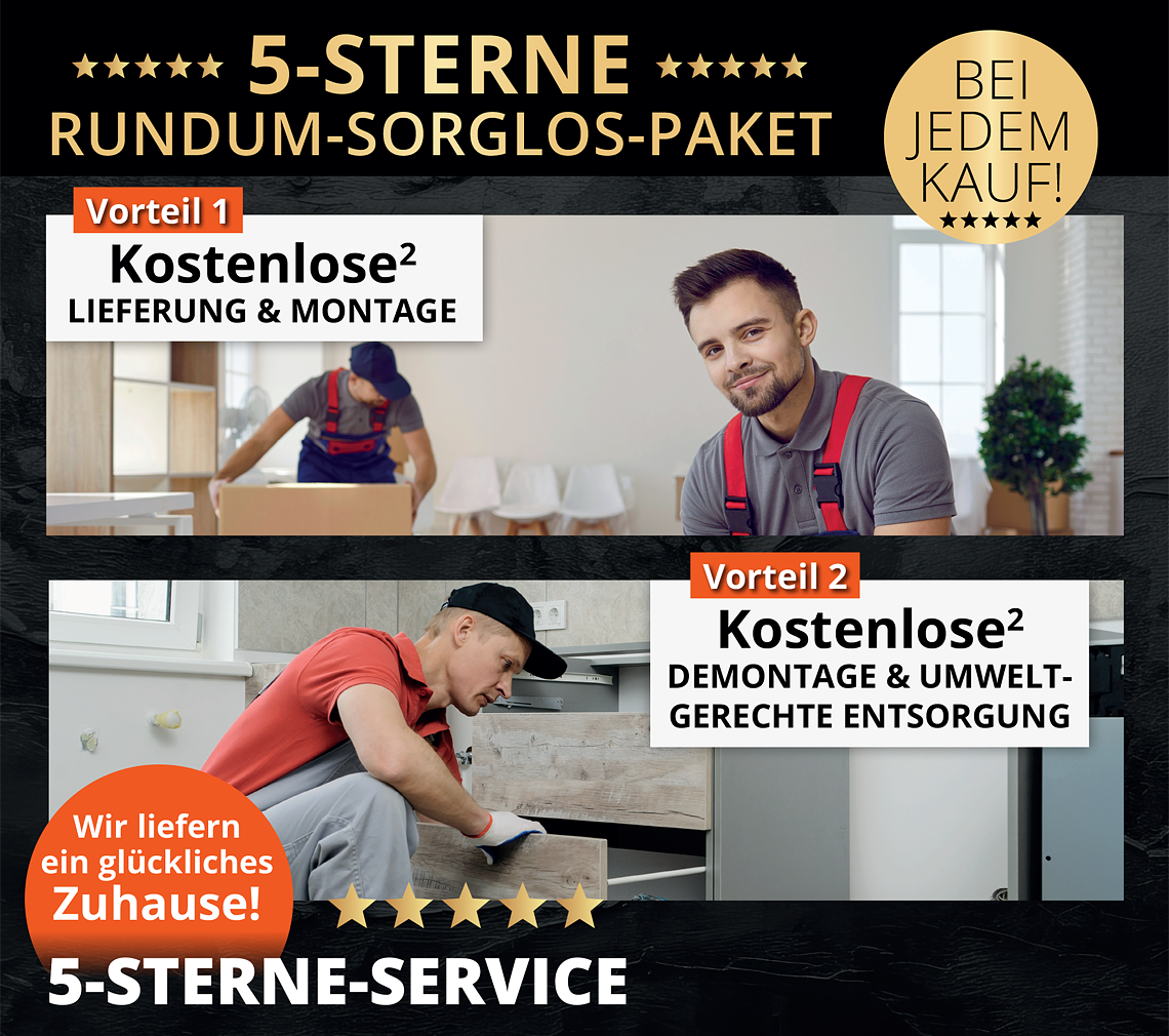 Nutzen Sie unser 5-Sterne rundum sorglos Paket!