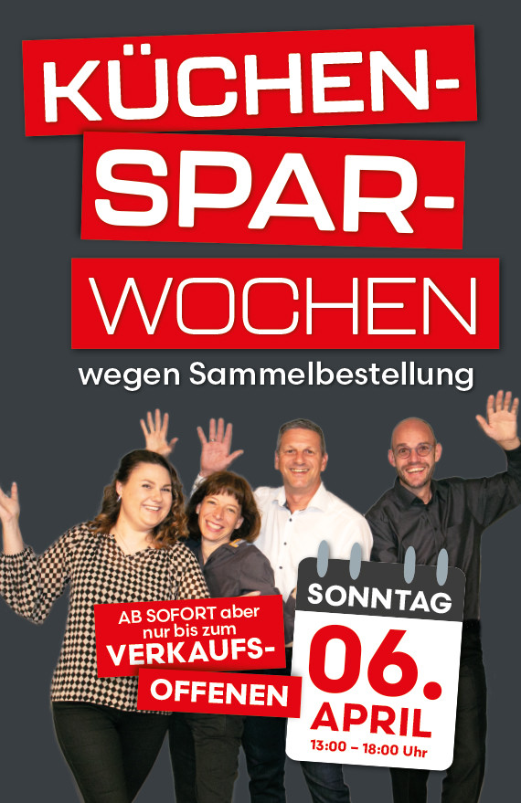 Küchen-Spar-Wochen bei Möbel Strobel!