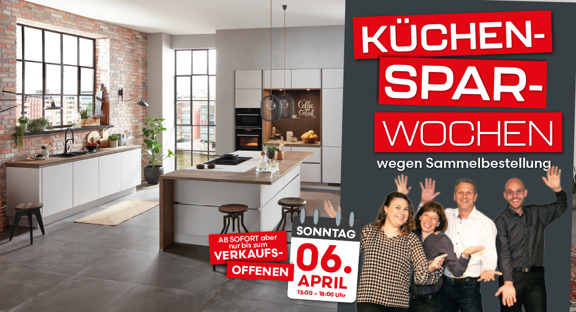 Küchen-Spar-Wochen bei Möbel Strobel!