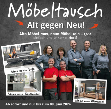 Möbeltausch-Aktion bei Möbel Strobel!