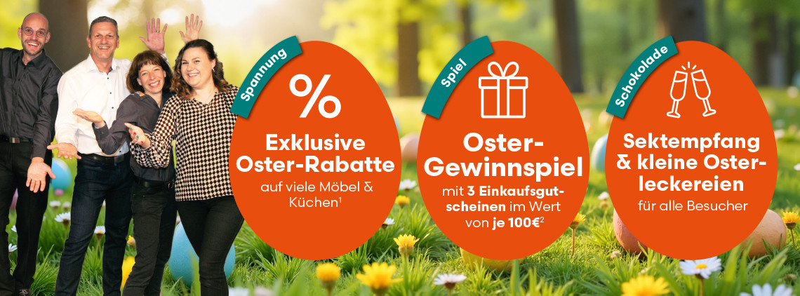 Sichern Sie sich jetzt Ihre Oster-Shopping Vorteile!