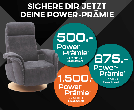 Sichere Dir jetzt bis zu 1.500€ Power-Prämie*!